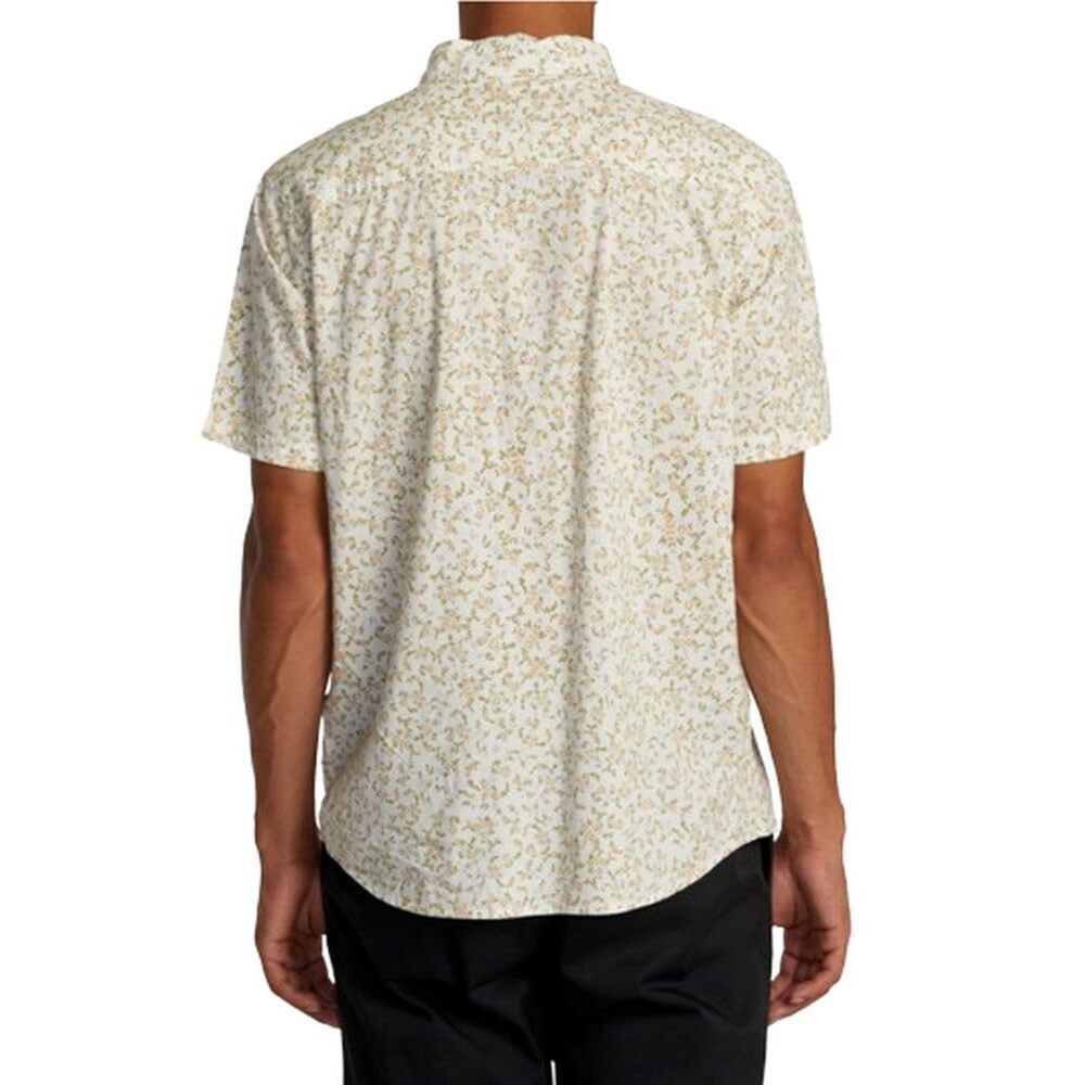 RVCA Men's Multicolor Floral Short Sleeve Button-Up Woven Shirt S NWT - Picture 2 of 7